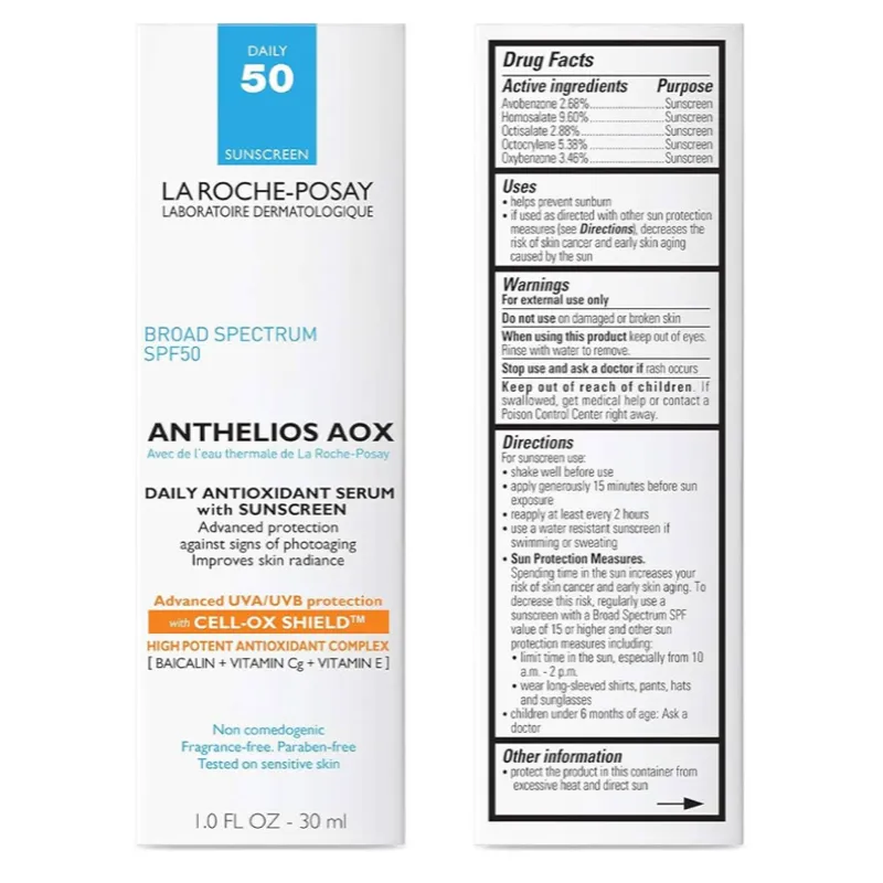 Anthelios AOX Protector solar facial SPF 50 