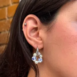 Argollitas con perlas