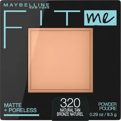 Base en Polvo FitMe Tono: 320, Matte and Poreless, Maybelline