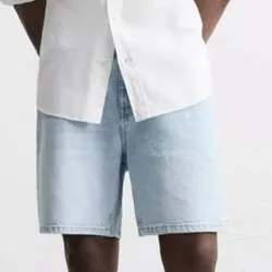 Bermuda mezclilla Zara