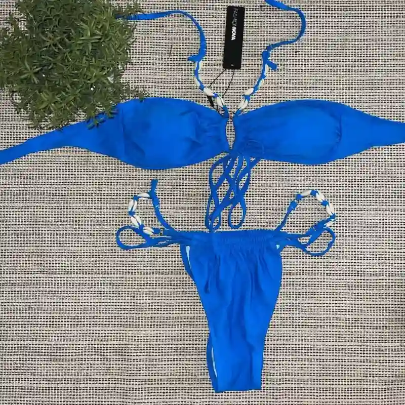 Bikini Azul Fashion Nova 