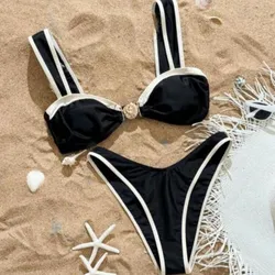 Bikini negro y blanco 