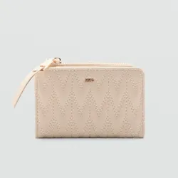 Billetera Mango acolchada logo