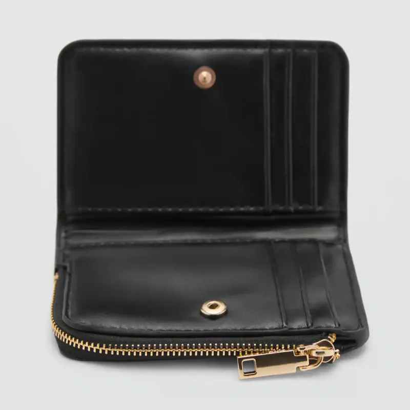 Billetera Mango efecto cocodrilo