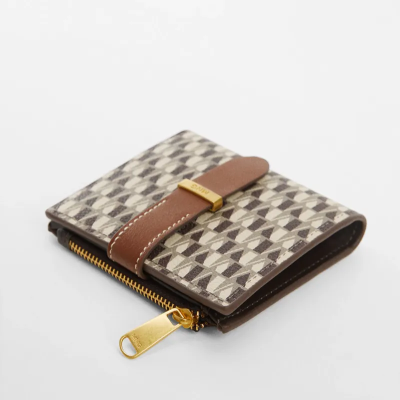 Billetera Mango estampado logo