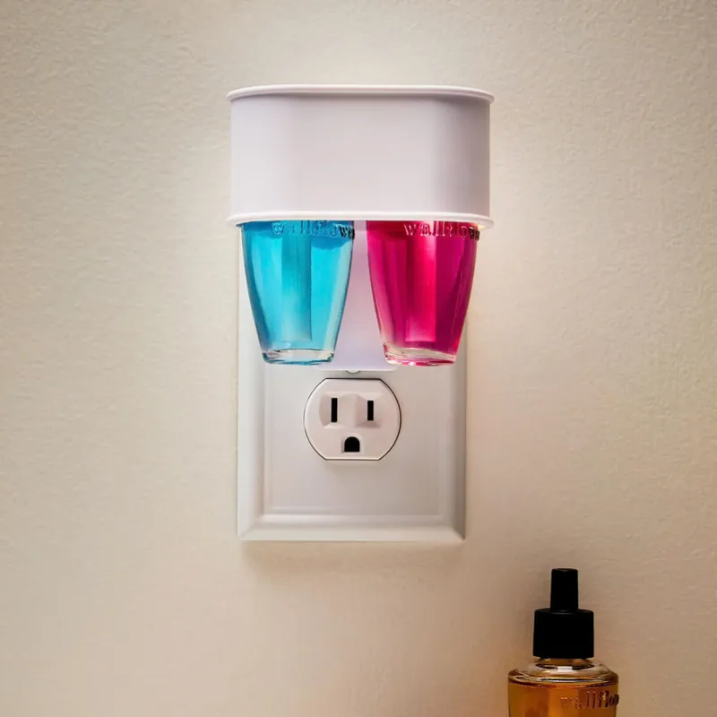 Blanco mate Scent Switching™ Wallflowers Duo Plug