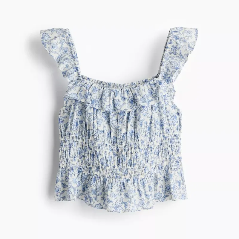 Blusa Azul y Blanca