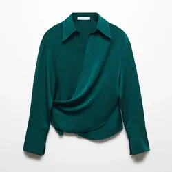Blusa cruzada lazada MNG