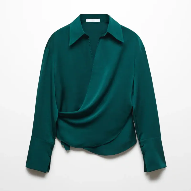 Blusa cruzada lazada MNG