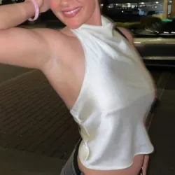 Blusa satinada