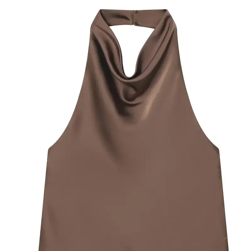 Blusa satinada Zara