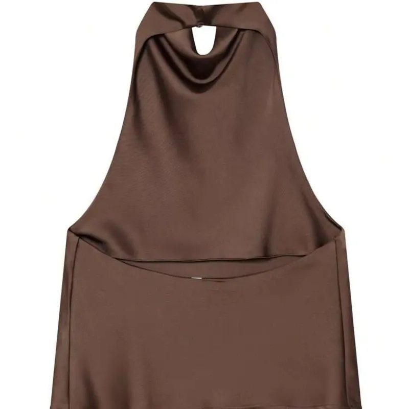 Blusa satinada Zara