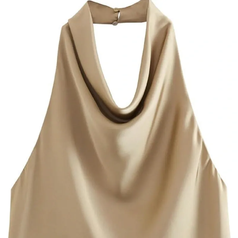 Blusa satinada Zara