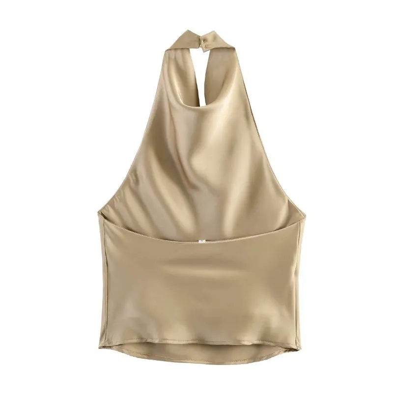 Blusa satinada Zara