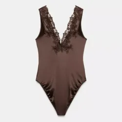 Body de encaje Zara