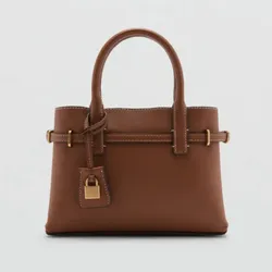 Bolso Mango mini shopper candado
