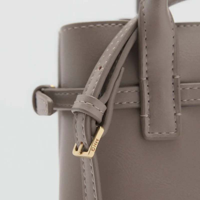 Bolso Mango mini shopper candado