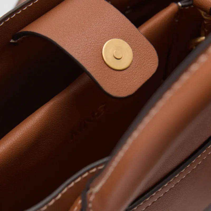 Bolso Mango mini shopper candado