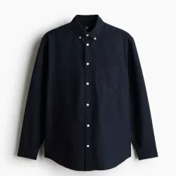 Camisa Azul Oscuro H&M