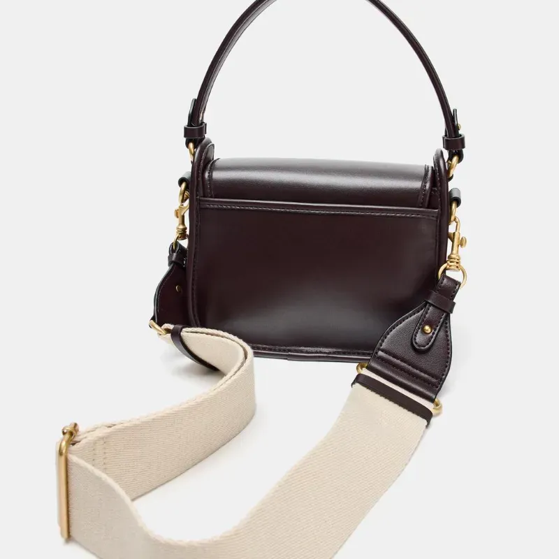 Cartera marrón Zara