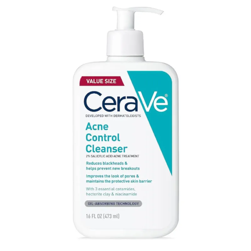 CeraVe Limpiador facial Control Acné