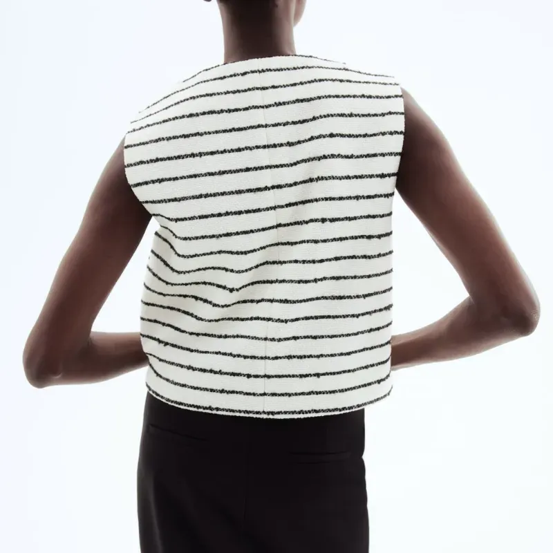 Chaleco de rayas H&M 