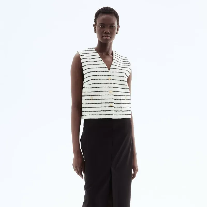 Chaleco de rayas H&M 