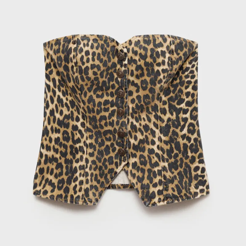 Corset Vaquero leopardo MNG