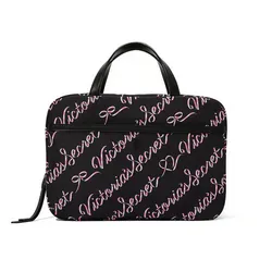 Cosmetiquera Victoria Secret Negra y Rosa