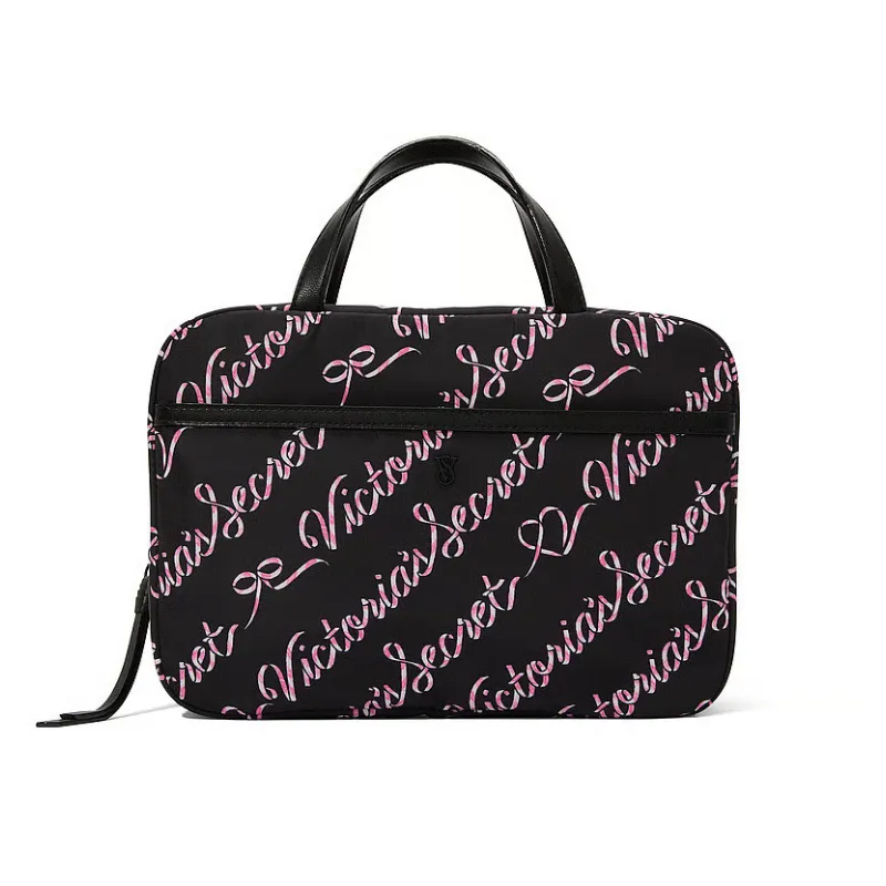Cosmetiquera Victoria Secret Negra y Rosa