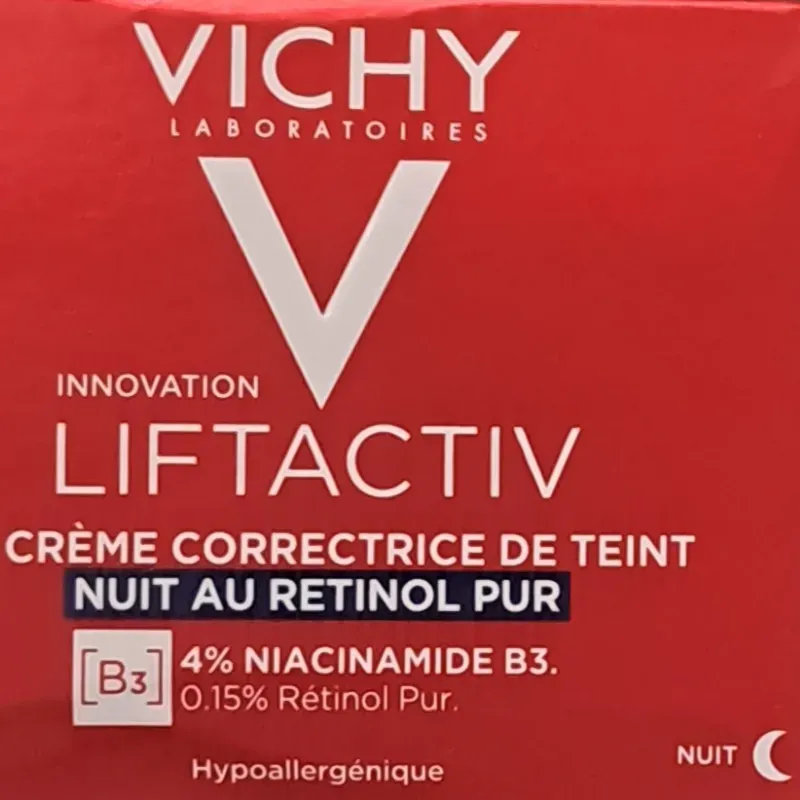 Crema de Noche Correctora de Tono Vichy Liftactiv B3 + Retinol Puro