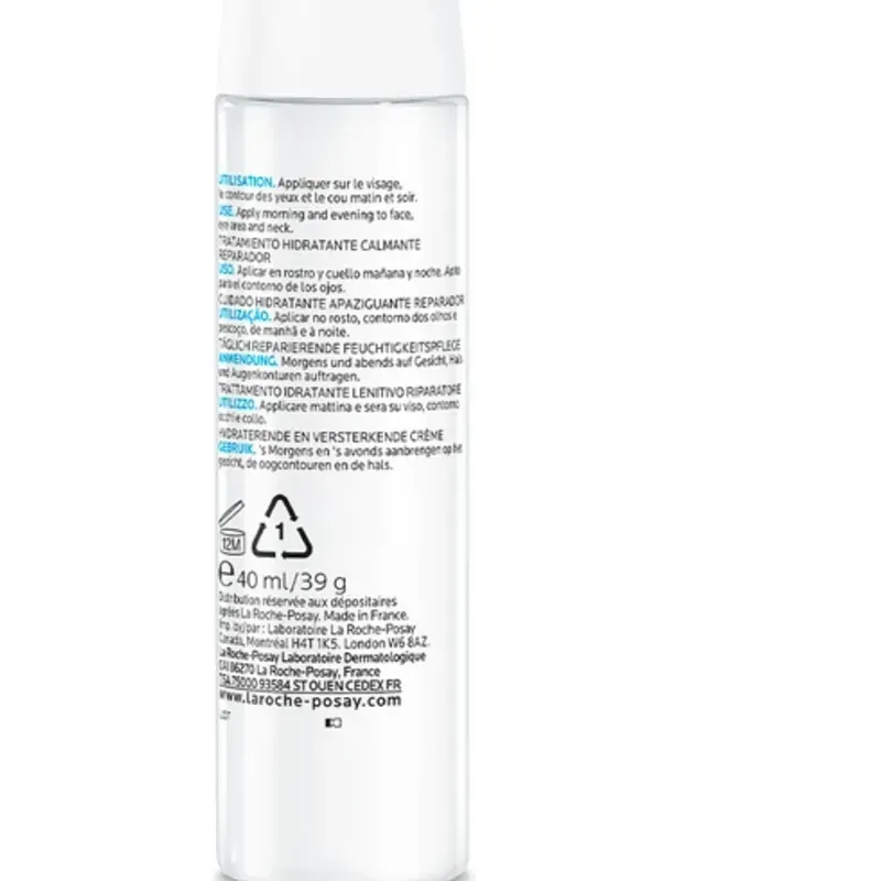 Crema Hidratante Facial Toleriane Dermallergo La Roche-Posay 40ml