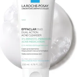 Effaclar Dual Limpiador Facial para Acné con 4% de peróxido de benzoilo