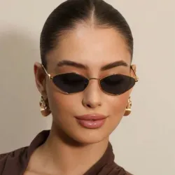 Gafas de sol doradas