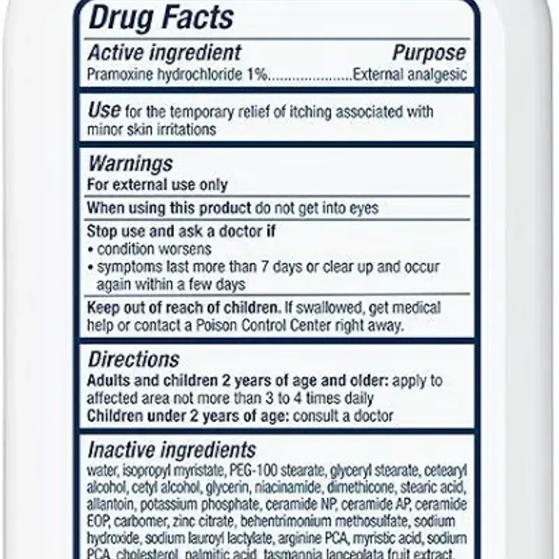 Loción hidratante para aliviar la picazón