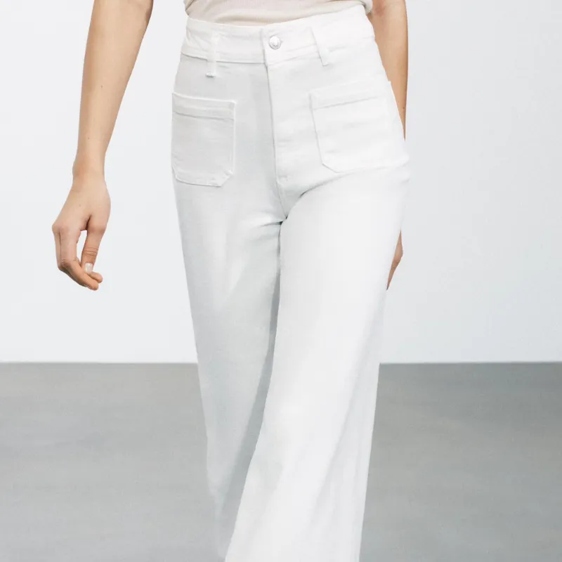Jean blanco