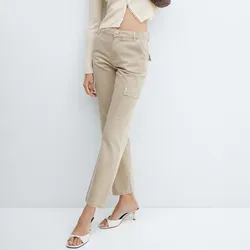 Jeans cargo bolsillos