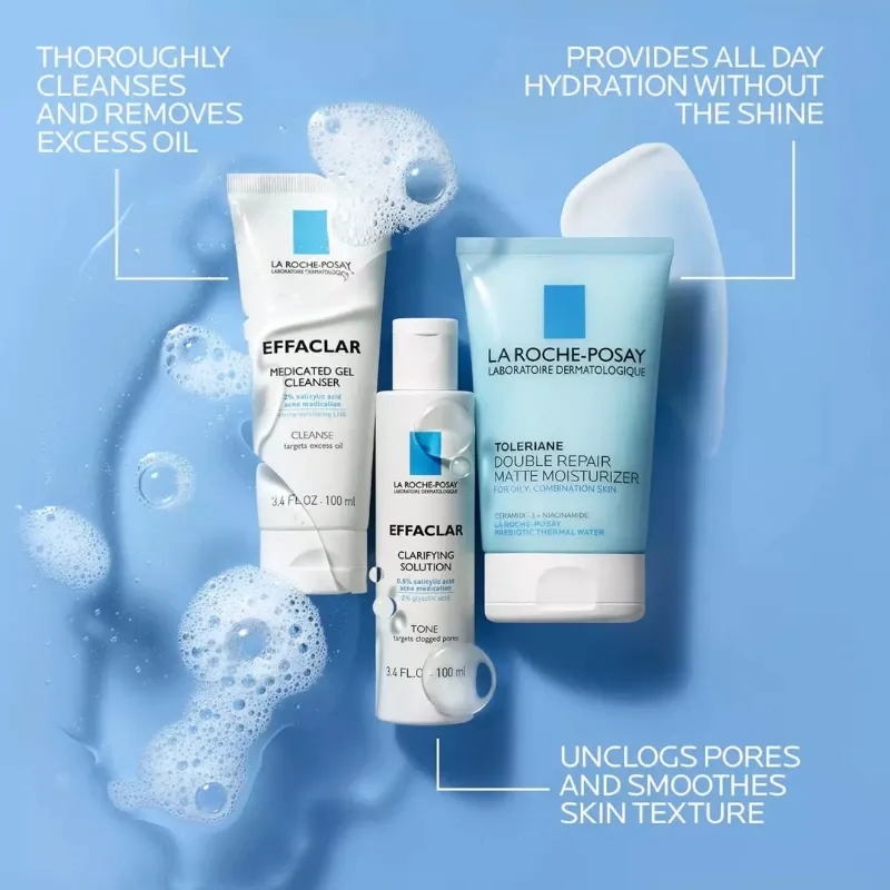 Kit esencial EFFACLAR para el acné de uso diario