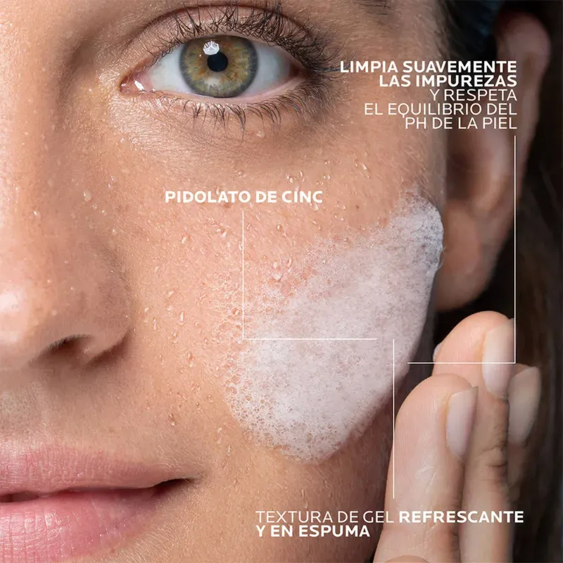 La Roche-Posay Gel Limpiador Espumoso Purificante Effaclar