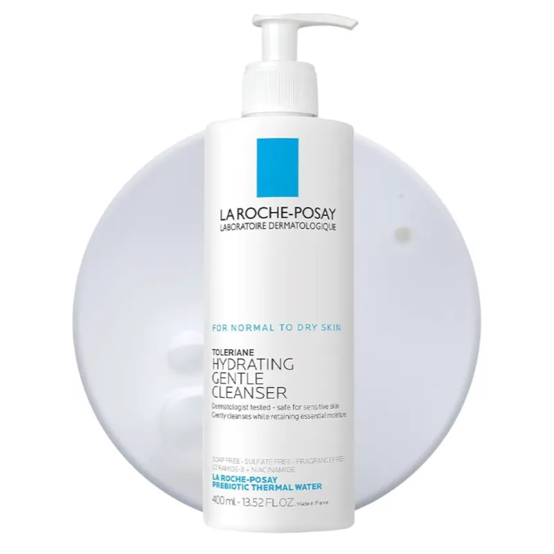 La Roche-Posay Toleriane - Limpiador facial suave e hidratante