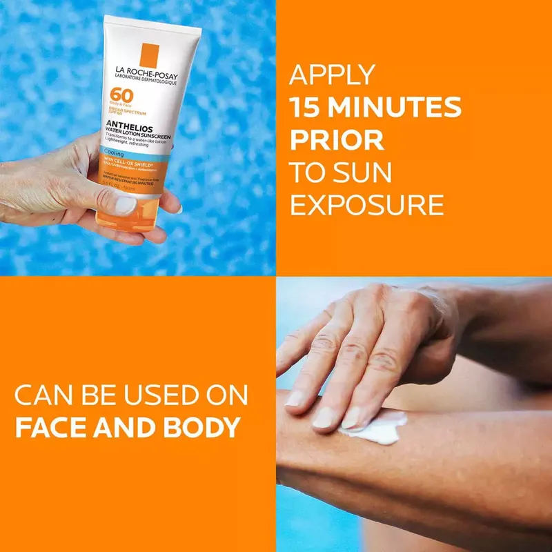 LOCIÓN REFRESCANTE AL AGUA CON PROTECTOR SOLAR SPF 60