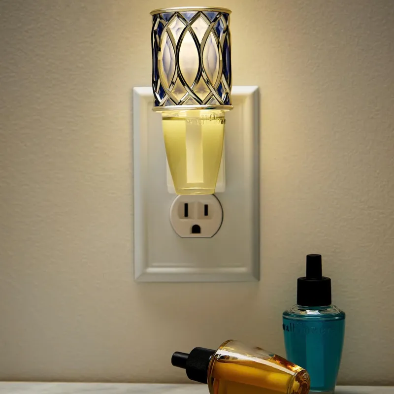 Luz nocturna azul Geometric Scent Control™