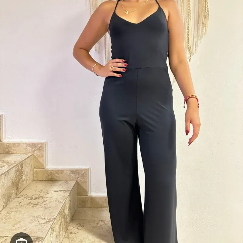 Mono pantalón negro