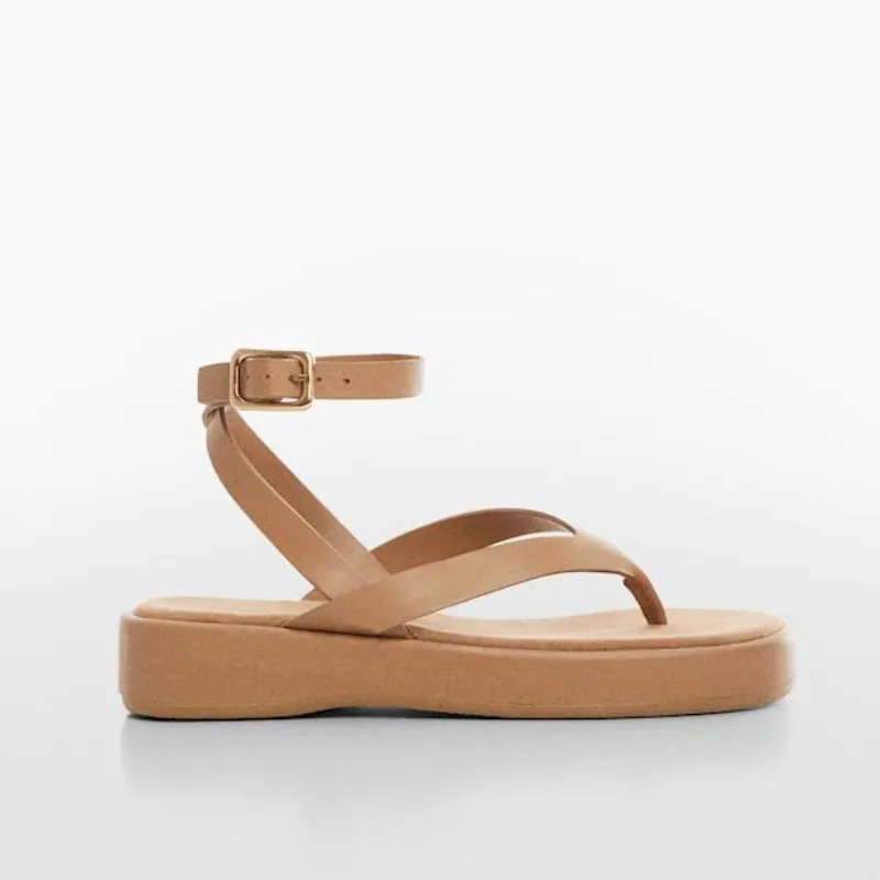 Sandalias Beige