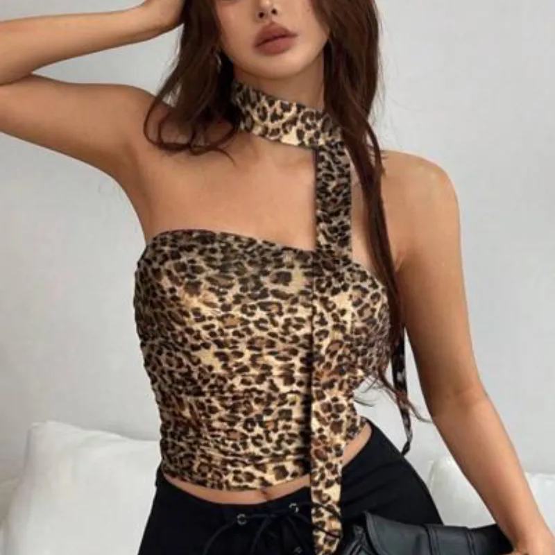 Blusa Estampado de Leopardo