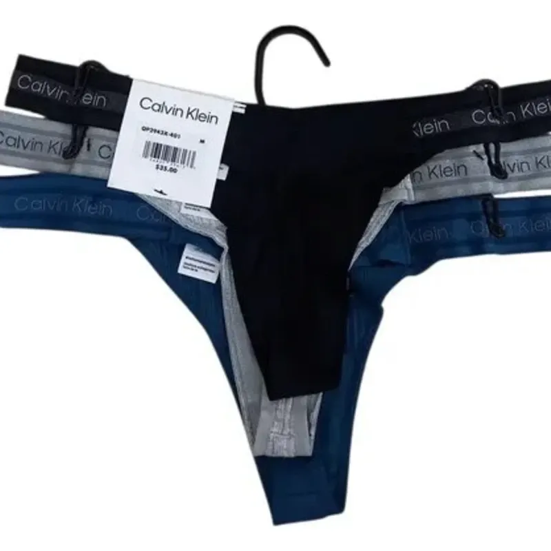 Pack-3 Tangas Calvin Klein