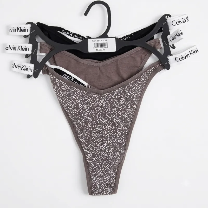Pack-3 Tangas Calvin Klein