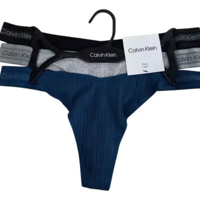 Pack-3 Tangas Calvin Klein