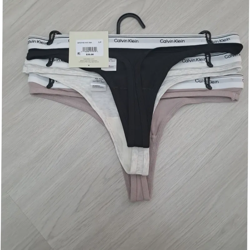 Packs de 3 tangas Calvin Klein