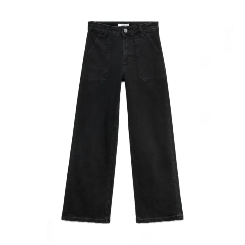 Pantalón negro Mango